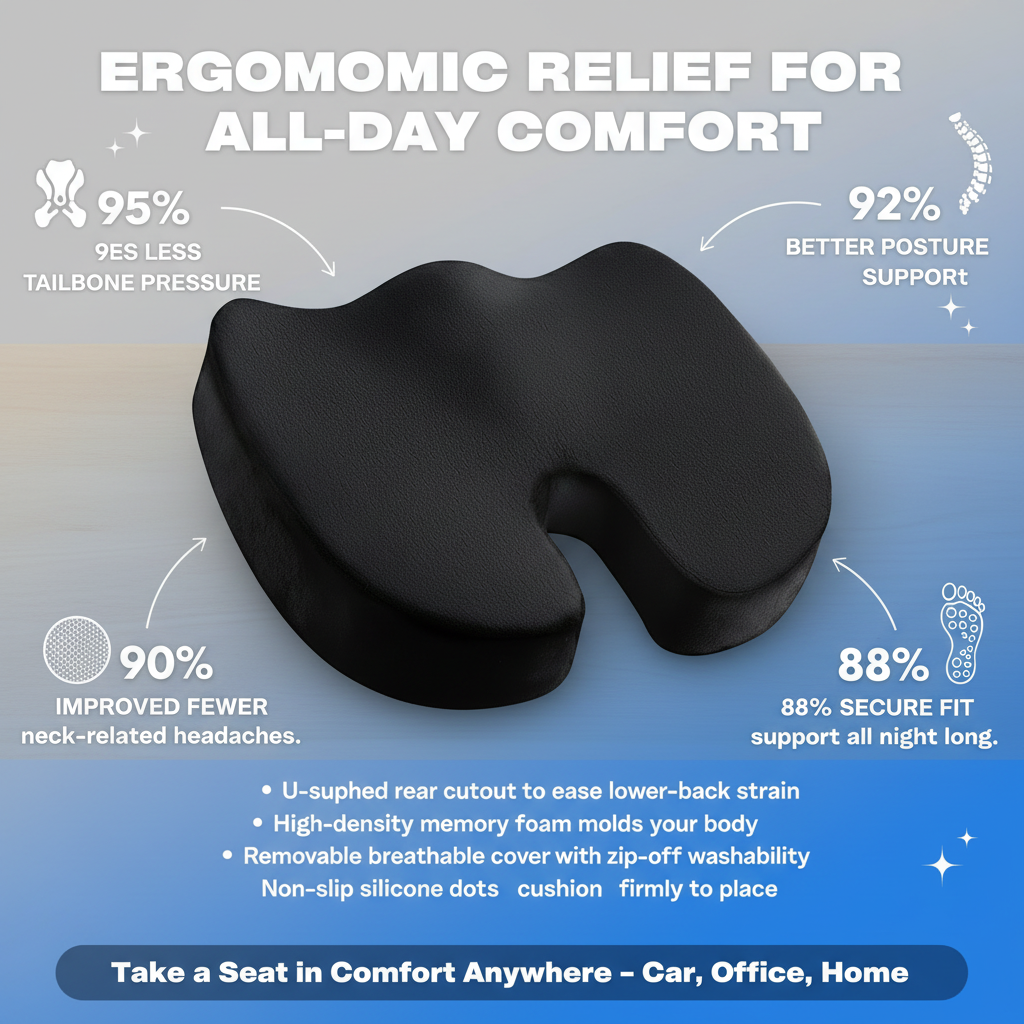 ErgoComfort Lumbar Support Cushion™