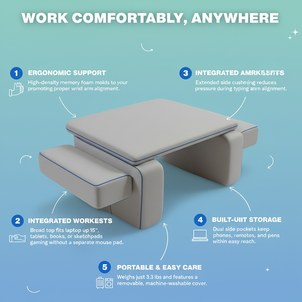 ergorestwell™ Lap Desk Pillow