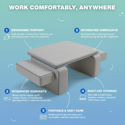 ergorestwell™ Lap Desk Pillow